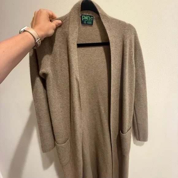 Tan Cardigan 100% CASHMERE never used - Picture 2 of 4